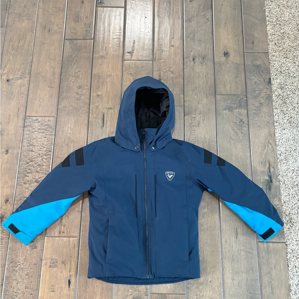Rossignol Kids Navy and Cyan Ski Jacket